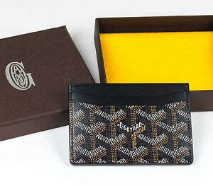 goyard paris card holder|authentic goyard card holder.